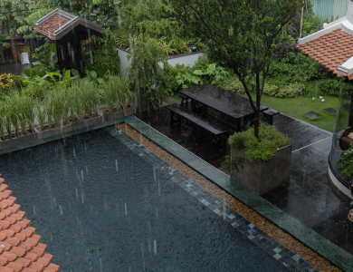 Xây nhà vào mùa mưa cần lưu ý