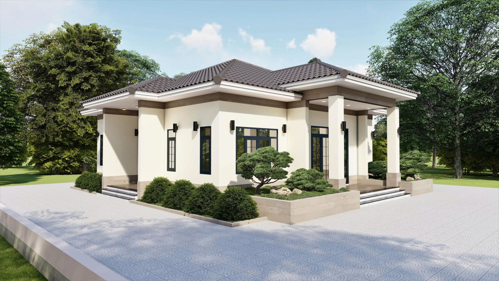 Xu hướng thiết kế nội thất gỗ cho nhà vườn